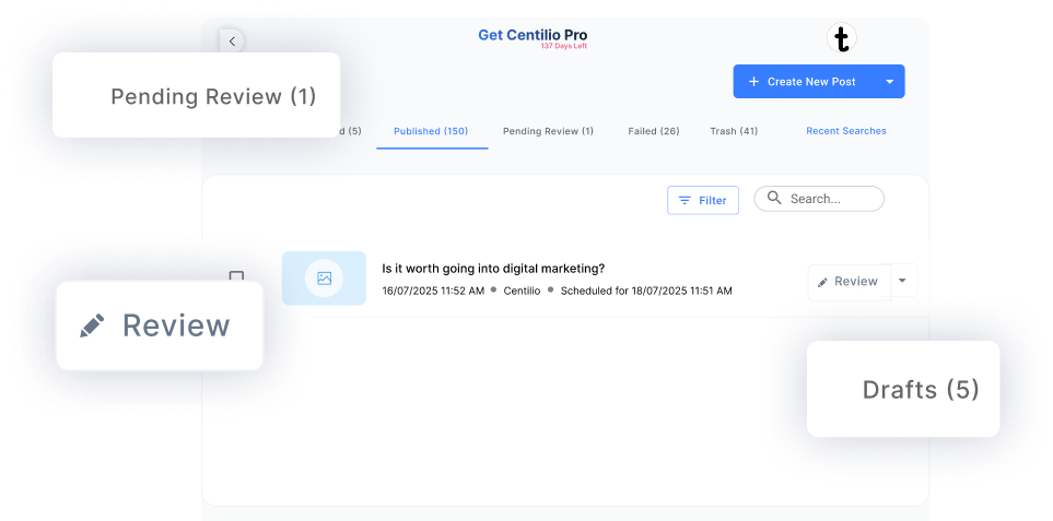 Review & Approval Interface